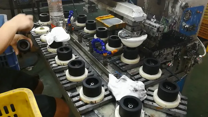 62x42mm quad skate wheels screen printing department