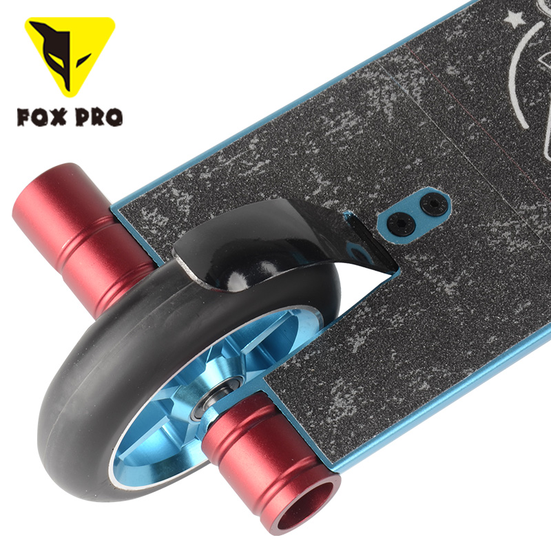 FOX PRO 5.0’’ Width Big Deck Pro Stunt Scooter Kick Scooter Srunt Scooter Complete teenagers/Adult Outdoor Extreme Sports