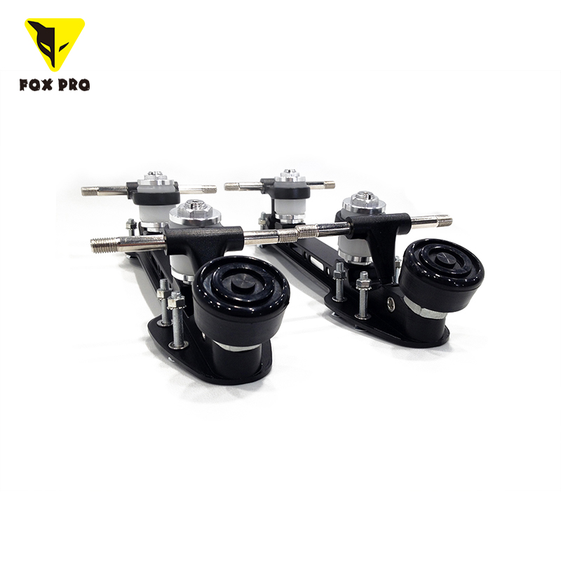 FOX PRO Aircraft Aluminum Quad Skate Plates Roller Skate Plates Indoor/Outdoor Quad Roller Skate Plates 7005 alloy trucks