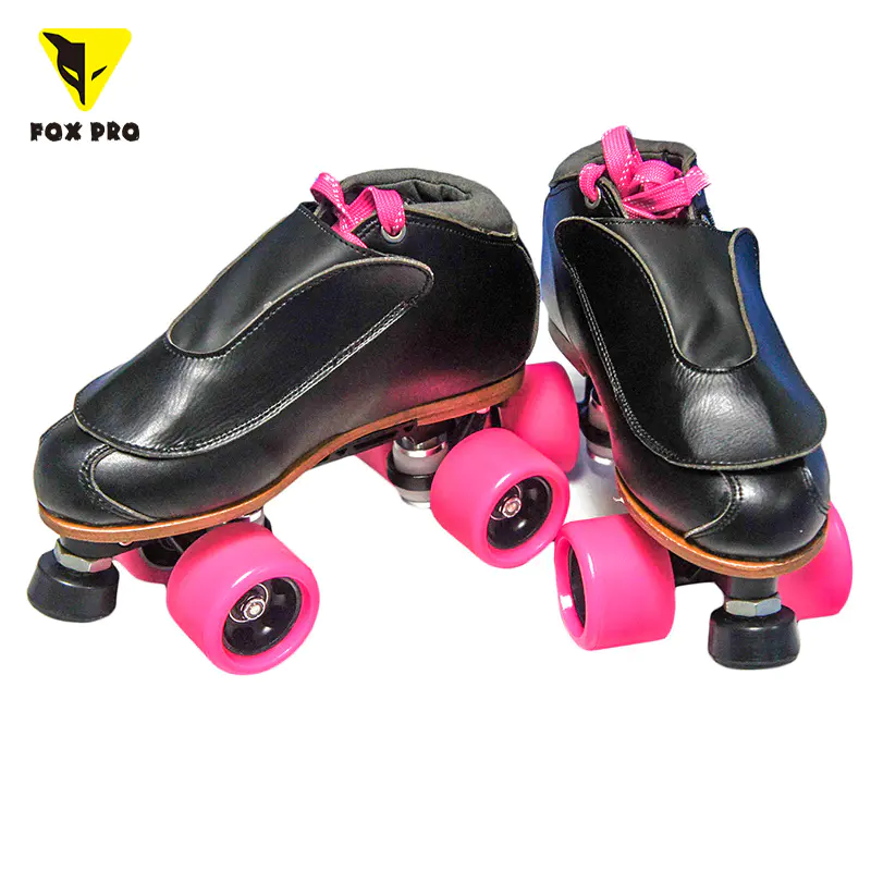 FOX PRO Roller Skates for Indoor & Outdoor Skating, PU Leather Quad Skates for Kids & Adults Roller Skates for Woment&Men