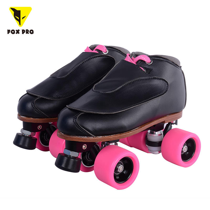 FOX PRO Roller Skates for Indoor & Outdoor Skating, PU Leather Quad Skates for Kids & Adults Roller Skates for Woment&Men
