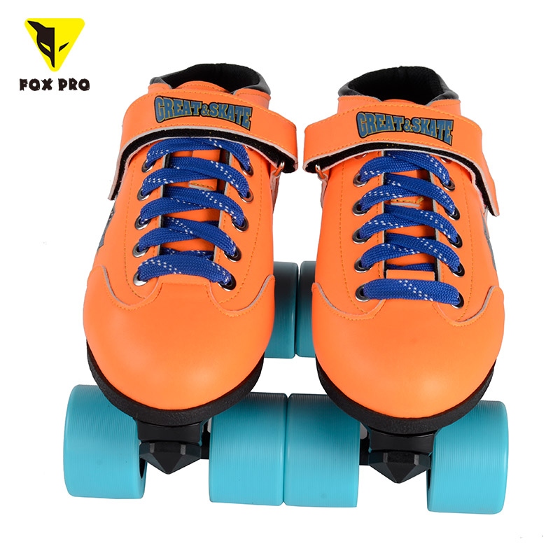 FOX Pro Jam Skate Colorful Roller Skates for Women & Men Rollerskates Outdoor & Indoor Ouad Roller Skate for Adults/Kids