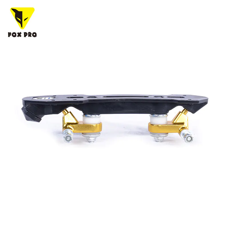FOX PRO Plastic Quad Skate Plates Nylone Roller Skate Plates Indoor/Outdoor Quad Roller Skate  Plates with alloy truck
