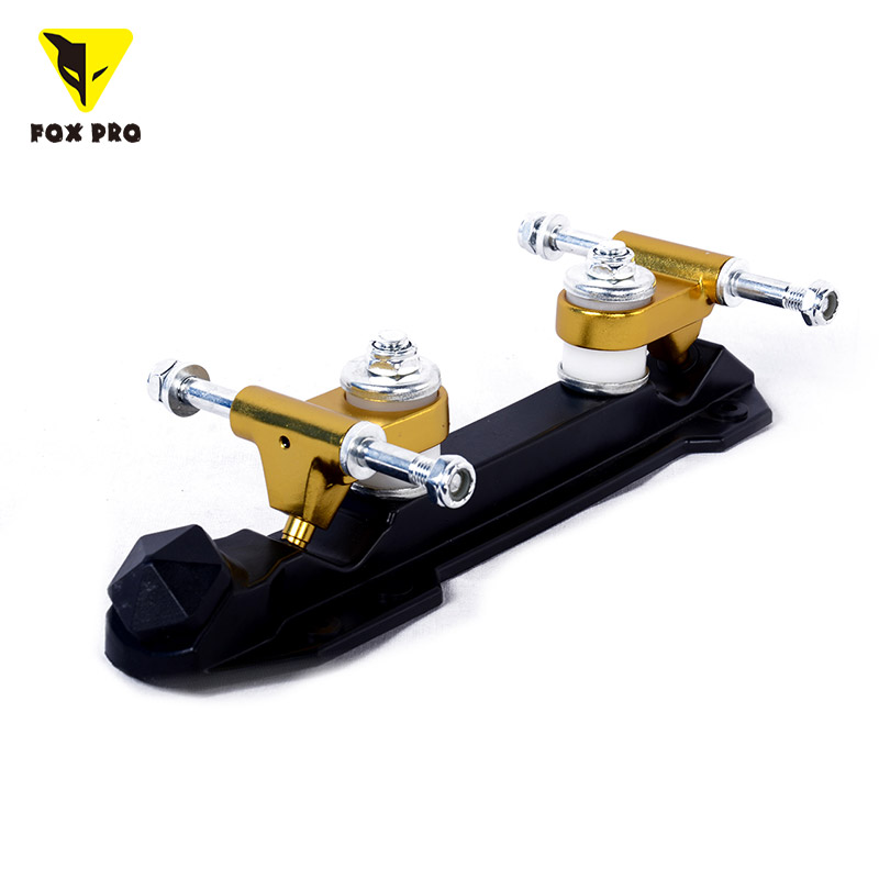 FOX PRO Plastic Quad Skate Plates Nylone Roller Skate Plates Indoor/Outdoor Quad Roller Skate  Plates with alloy truck