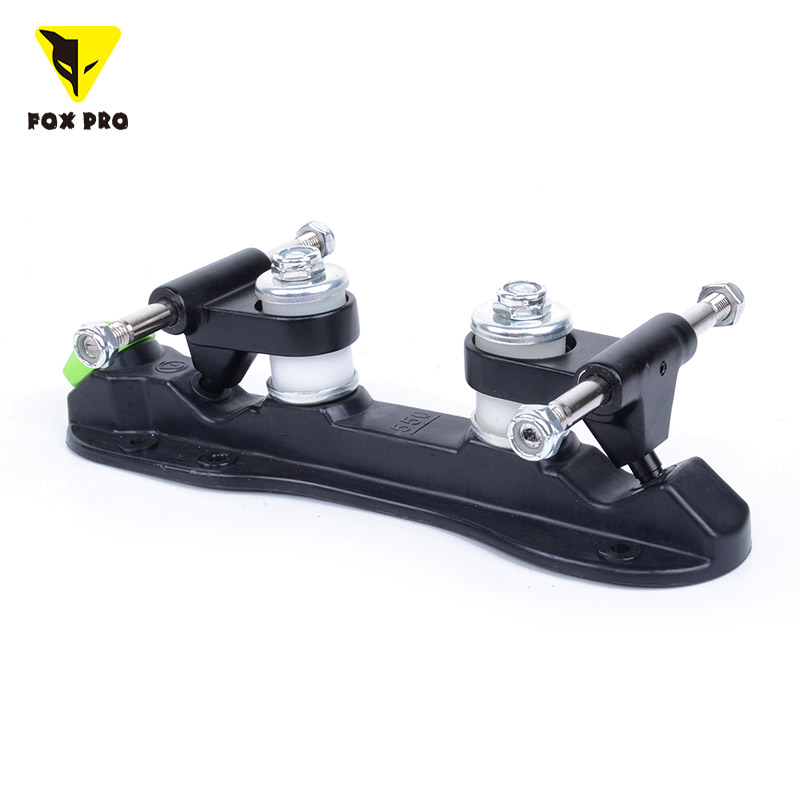 FOX PRO Plastic Quad Skate Plates Nylone Roller Skate Plates Indoor/Outdoor Quad Roller Skate  Plates with alloy truck