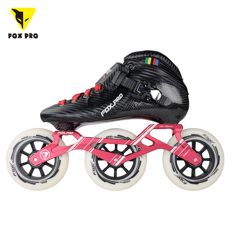 FOX PRO One Layer Carbon learning Speed Skate Package Inline Speed Skate Outdoor Sport