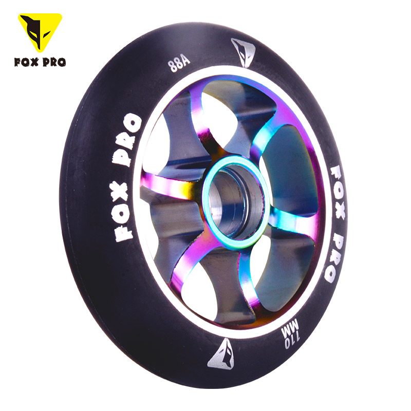 FOX PRO Scooter Wheels Pro 100/110/120/125MM Pro Stunt Scooter Wheels Kick Scooter Wheels 88A