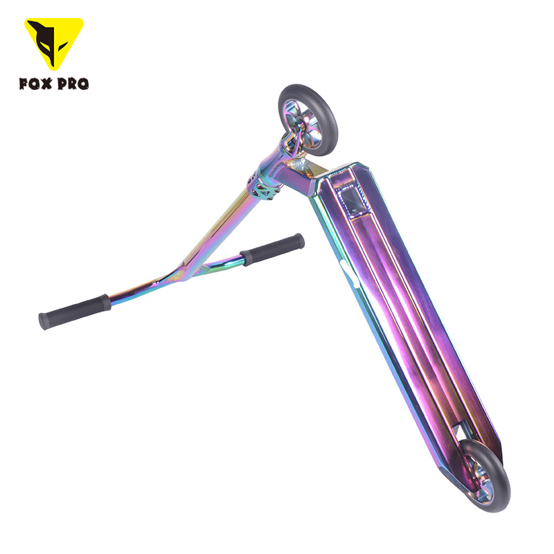 FOX PRO Complete Pro Scooter Neo Chrome Freestyle Trick Pro Stunt Scooter with Aluminum for Kids,Teenagers, Adults Proffesional