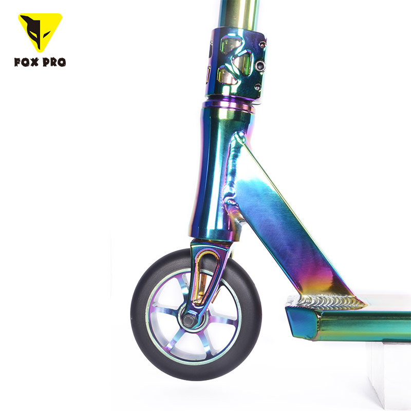 FOX PRO Complete Pro Scooter Neo Chrome Freestyle Trick Pro Stunt Scooter with Aluminum for Kids,Teenagers, Adults Proffesional