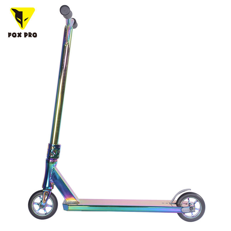 FOX PRO Complete Pro Scooter Neo Chrome Freestyle Trick Pro Stunt Scooter with Aluminum for Kids,Teenagers, Adults Proffesional