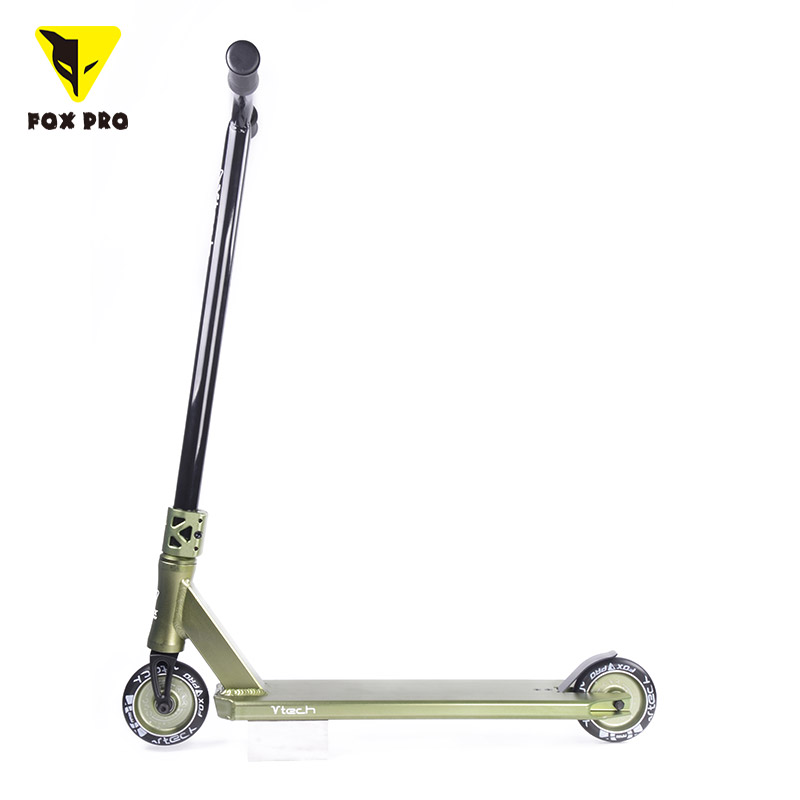 FOX PRO HIC System Pro Stunt Kick Scooters 4.5''(W)/Strong 7005 Aluminum Deck For Adults and Kids Freestyle Stunt Scooters Sport