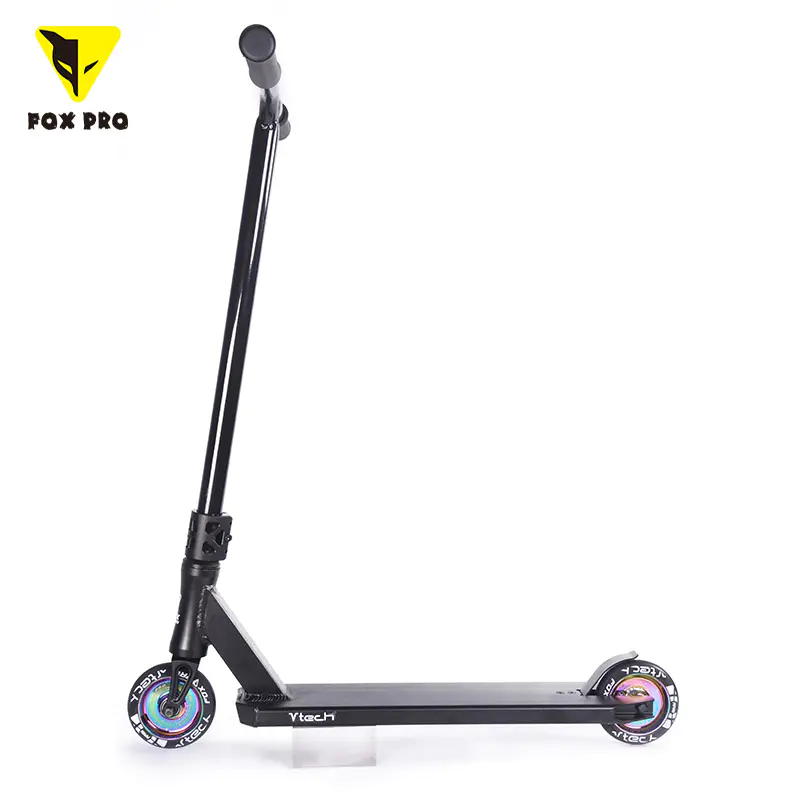 FOX PRO HIC System Pro Stunt Kick Scooters 4.5''(W)/Strong 7005 Aluminum Deck For Adults and Kids Freestyle Stunt Scooters Sport