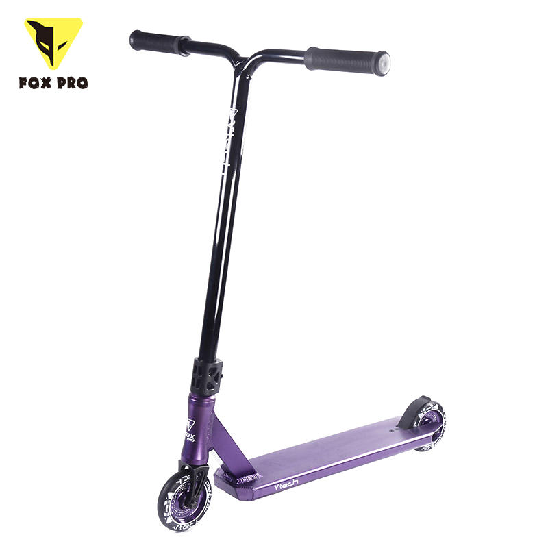 FOX PRO HIC System Pro Stunt Kick Scooters 4.5''(W)/Strong 7005 Aluminum Deck For Adults and Kids Freestyle Stunt Scooters Sport