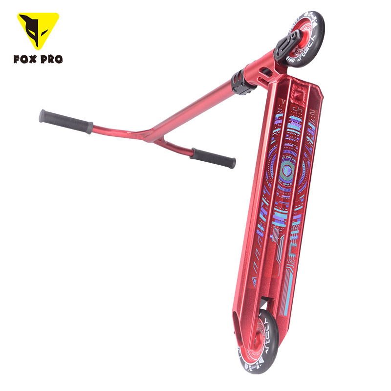 FOX PRO Big Alloy 125mm Pro Scooters Freestyle tunt Scooter BMX Scooter HIC SYSTERM Trick Scooters for Teens & Adults 3 Bolt Cla