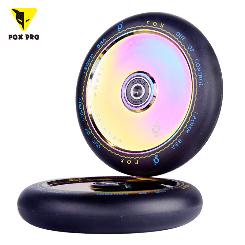 FOX PRO 100/110/120 Hollow Pro Stunt Scooter Wheels 88A Kick Scooter Wheels Stunt Scooter Wheels Pro