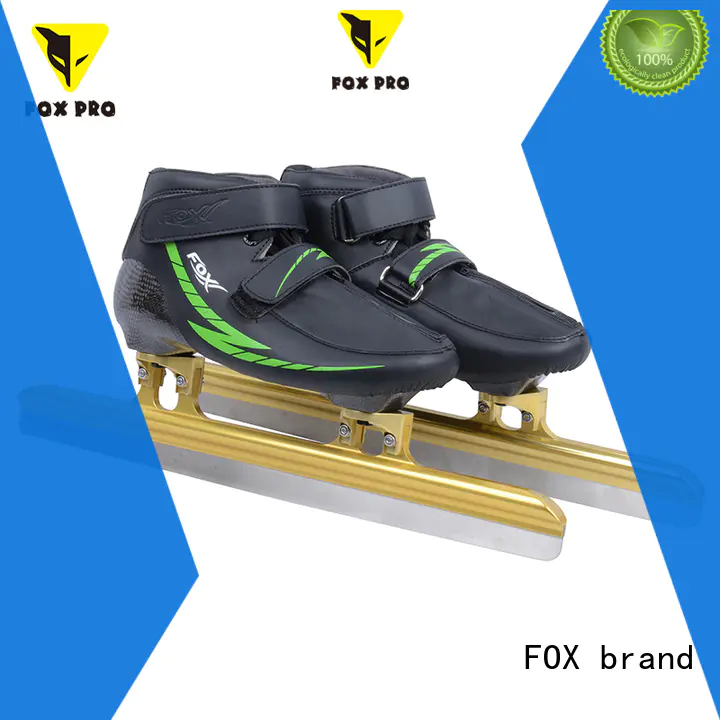 FOX brand Custom Short track ice skating boots for business for teenagers