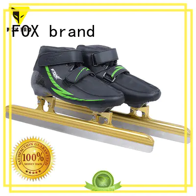 FOX FRO Short Track Ice Skating boot Professional Short Track Ice Skate For Teenagers/Adults 64 HRC Ice Skate Blade Indoor/Outdo