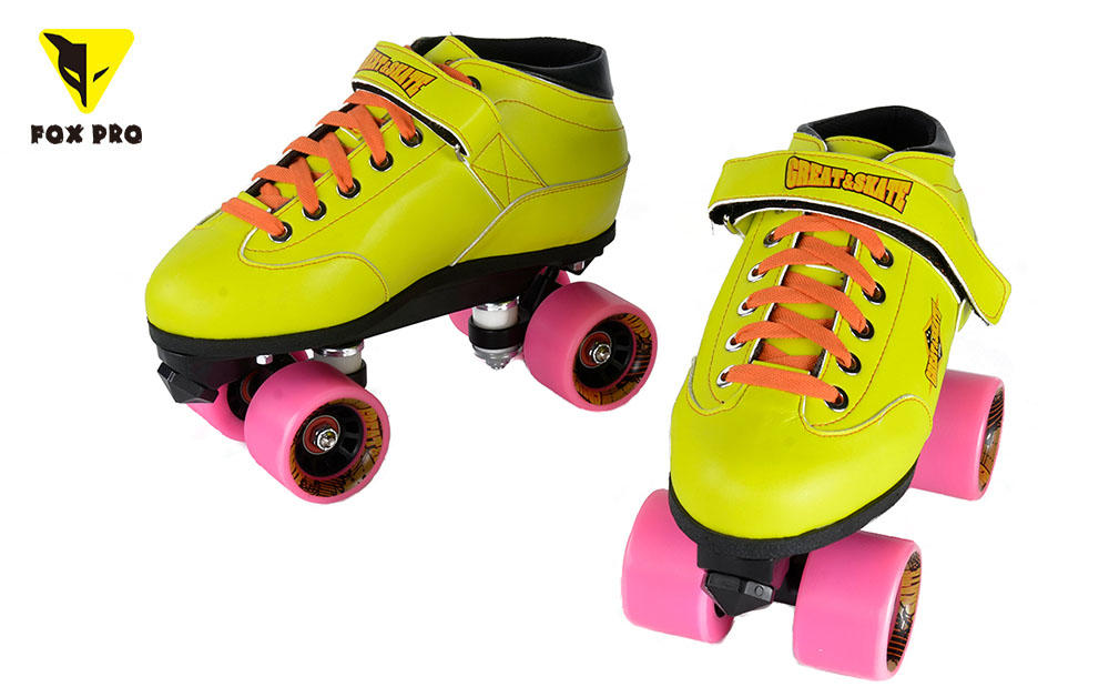 FOX Pro Jam Skate Colorful Roller Skates for Women & Men Rollerskates Outdoor & Indoor Ouad Roller Skate for Adults/Kids-1
