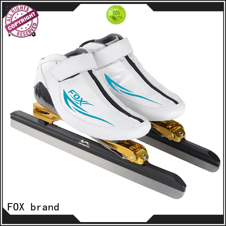 FOX brand hot selling Long track ice skating boots from China for teenagers