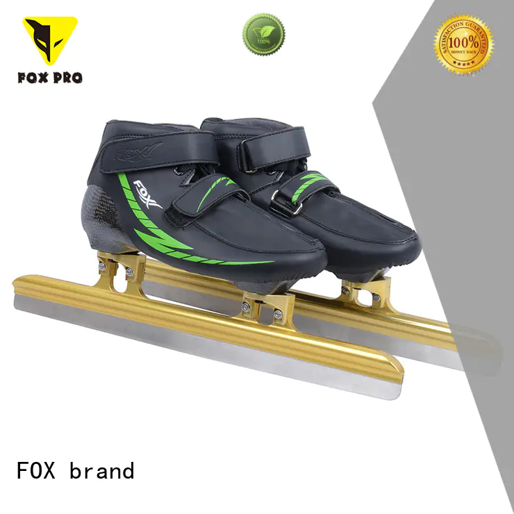 FOX brand professional Short track ice skating boots personalized for teenagers