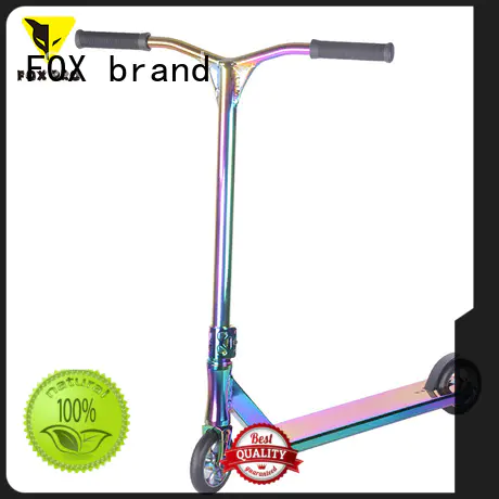 FOX brand sturdy cheap stunt scooters customized for boys