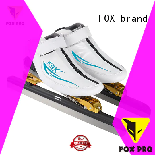 FOX brand Long track ice skating boots company for teenagers