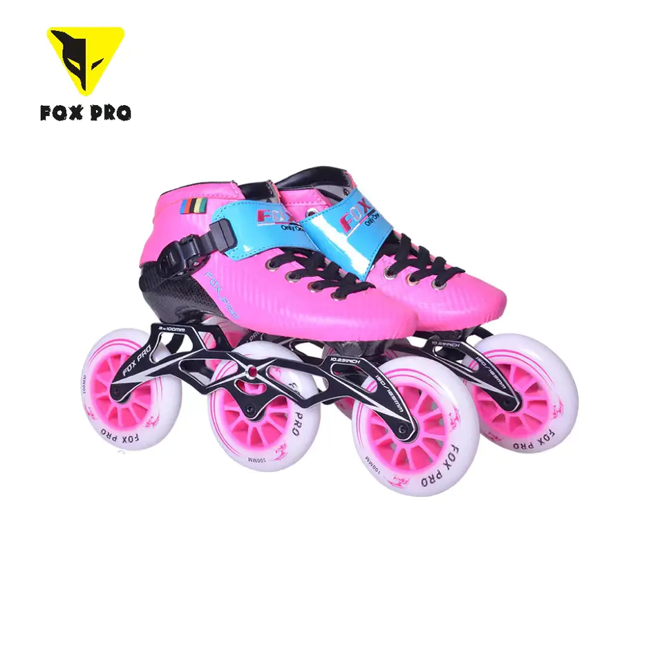 FOX PRO-Only One One Layer Carbon learning Speed Skate Package Inline Speed Skate Outdoor Sport