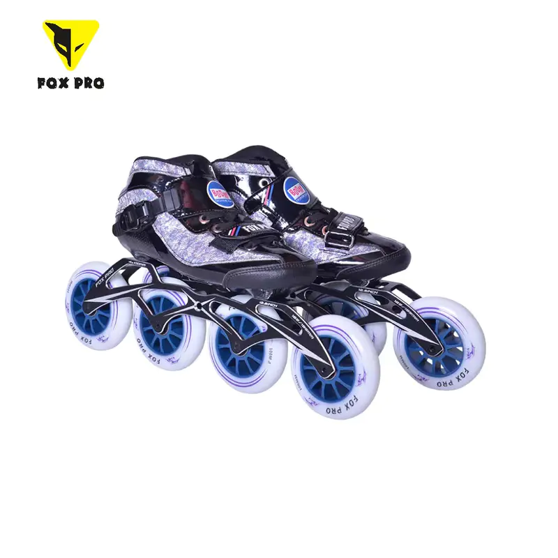 FOX PRO-BOOM Professional carbon fiber speed skates on three and four wheels for teens and adults