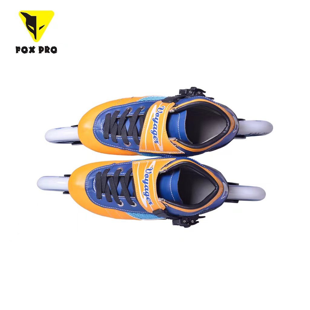 FOX PRO-Voyager Performance thermoplastic Inline Skates Kid/Adult Inline Speed Skates One layer Carbon beginners /Juniors Skate