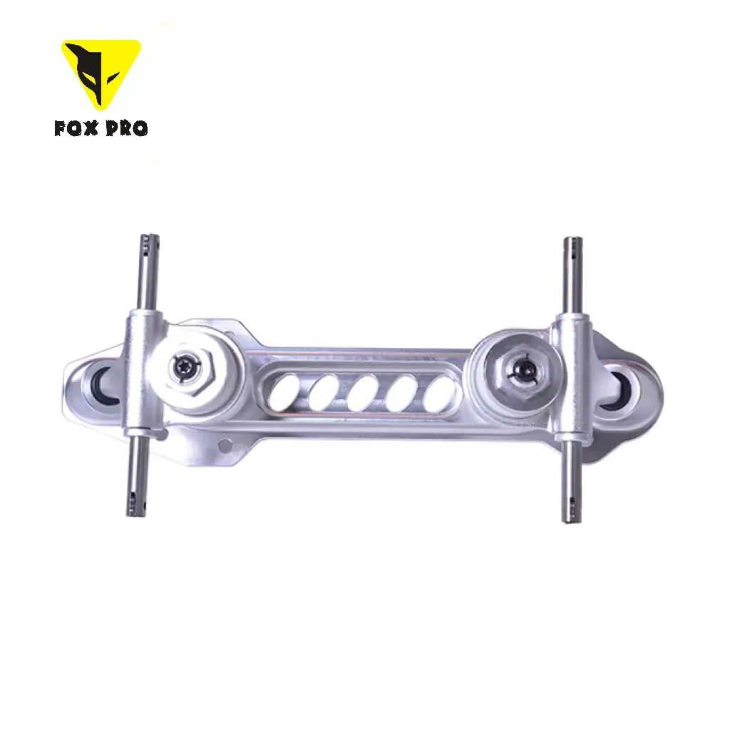 FOX PRO 7005 Aluminum Alloy Quad Skate Plates CNC Indoor/Outdoor Quad Roller Skate Plates with alloy truck （without brake）