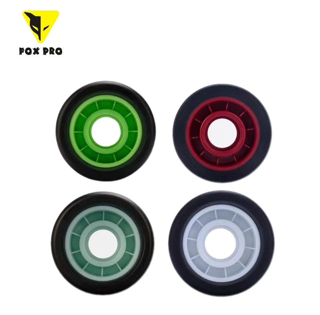 FOX PRO 62x42 MM Quad Roller Skate Wheels 90-95A PC Wheel Core Indoor Roller Skate Wheels