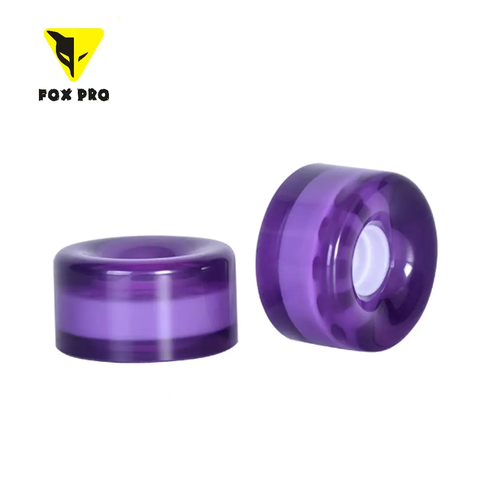 FOX PRO 65x35 MM Roller Skates Universal Replacement Wheel 78A PC Wheel Cora Crystal Transparent PU Wheel