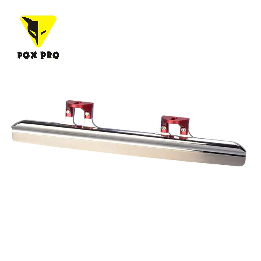 FOX PRO High Speed Double Alloy Ice Skate Blade 64 HRC Short Track Ice Skate Blades CNC Aluminum 7005 Tube For Professional Competition