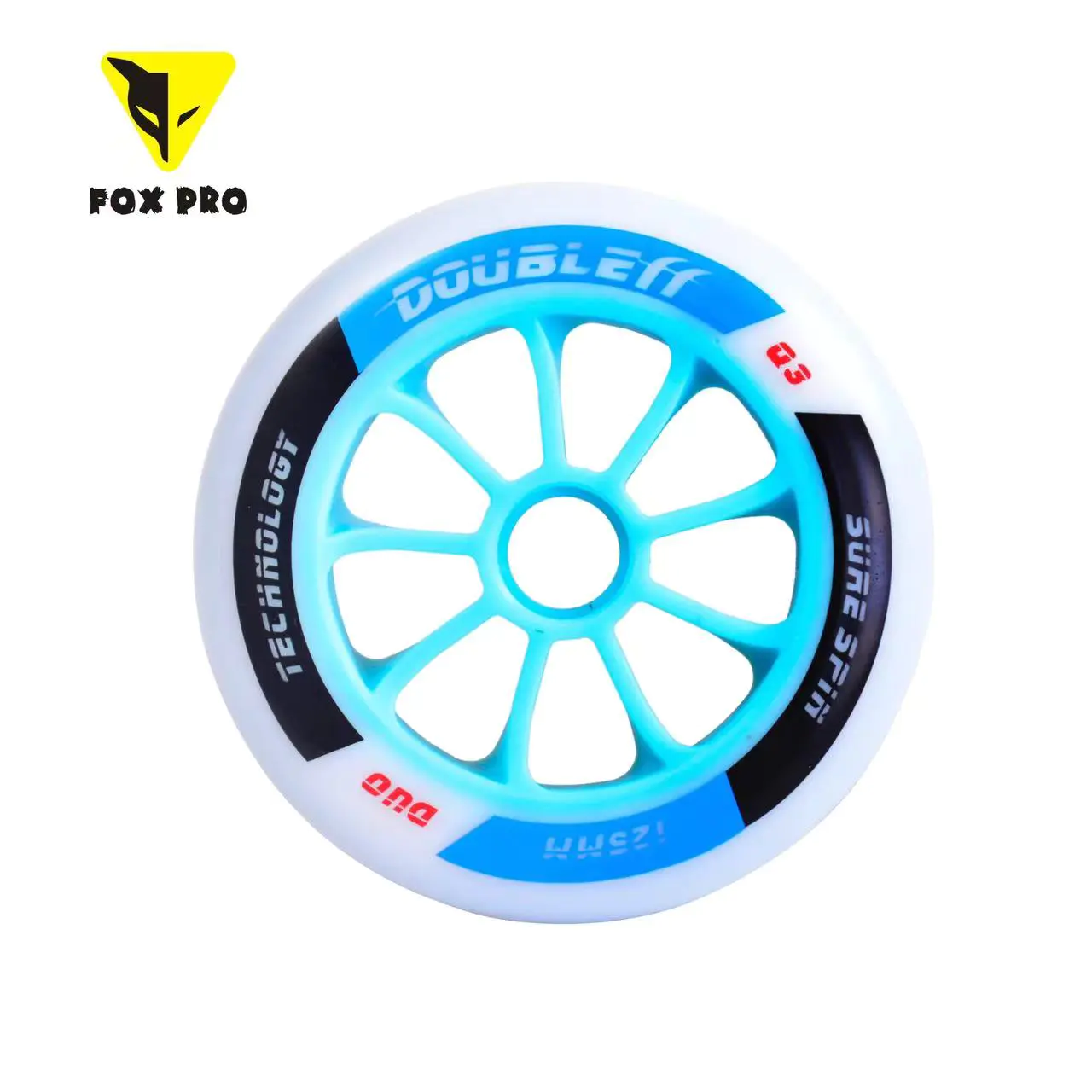 Double FF Professional Speed Skate Wheels 90mm/100mm/110mm/125mm Double Layer Double Hardness High Resilience Speed Skate Wheels