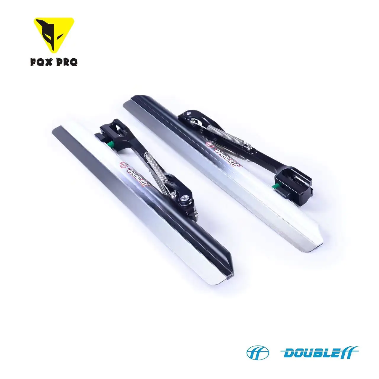FOX PRO x Double FF 64 HRC Long Track Ice Skate Blades CNC Aluminum 7005 Ice Skate Blades For MEN&Women Indoor/Outdoor Sports