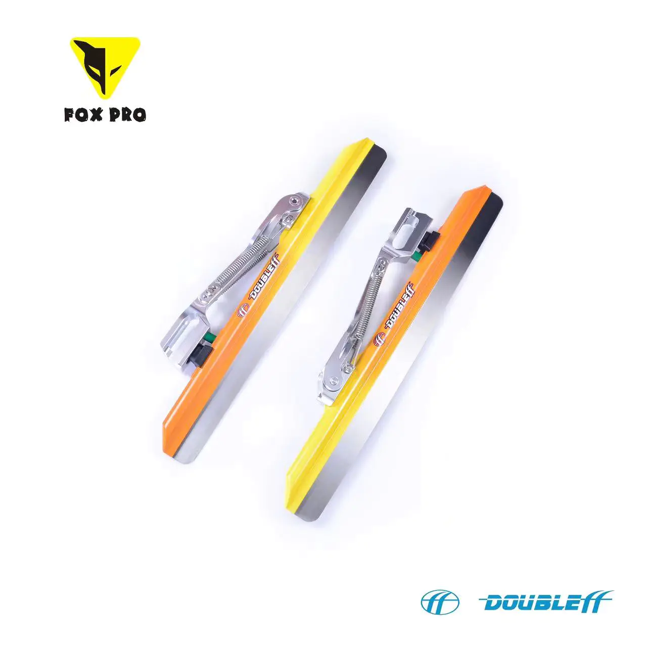 FOX PRO x Double FF 64 HRC Long Track Ice Skate Blades CNC Aluminum 7005 Ice Skate Blades For MEN&Women Indoor/Outdoor Sports