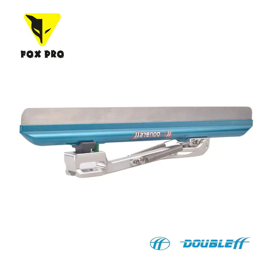 FOX PRO x Double FF 64 HRC Long Track Ice Skate Blades CNC Aluminum 7005 Ice Skate Blades For training or competition