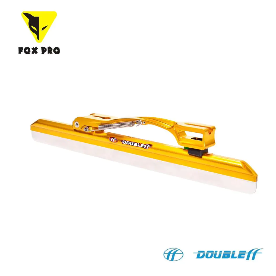 FOX PRO x Double FF 64 HRC Long Track Ice Skate Blades CNC Aluminum 7005 Ice Skate Blades
