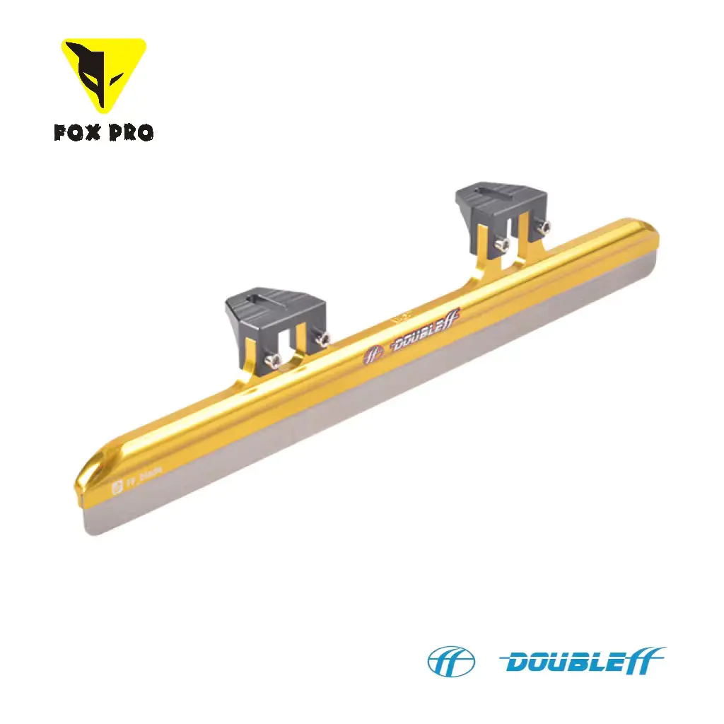 FOX PRO x Double FF 64 HRC Professional Short Track Ice Skate Blades CNC Aluminum 7005 Ice Skate Blades professional