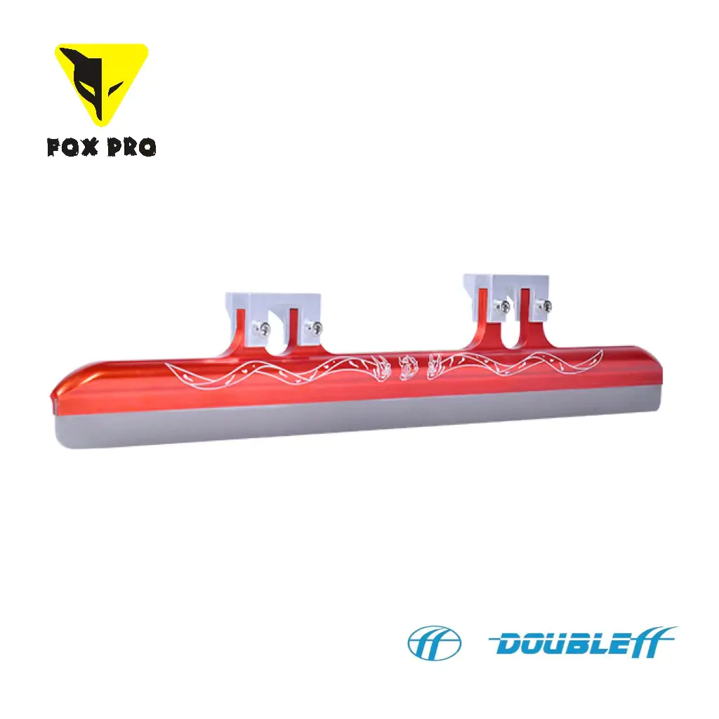 FOX PRO x Double FF Customized Style 60 HRC Short Track Ice Skate Blades CNC Aluminum 7005 Ice Skate Blades Resistant To Corrosion High-speed Steel Blade
