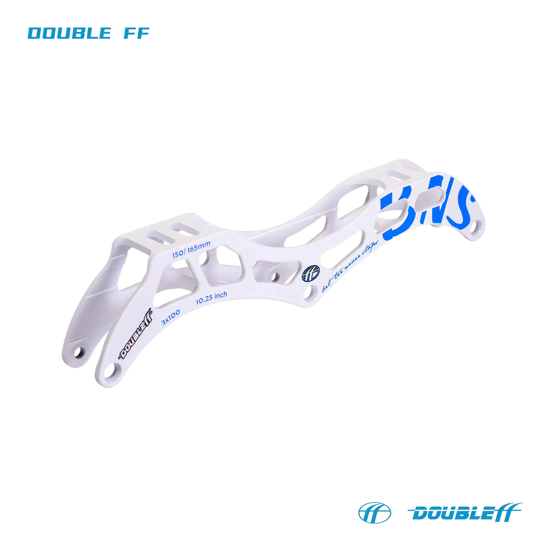 Double FF Speed Skate Frame 7005 Aluminum Spray Paint Inline Skate Frames For Juniors or Adults