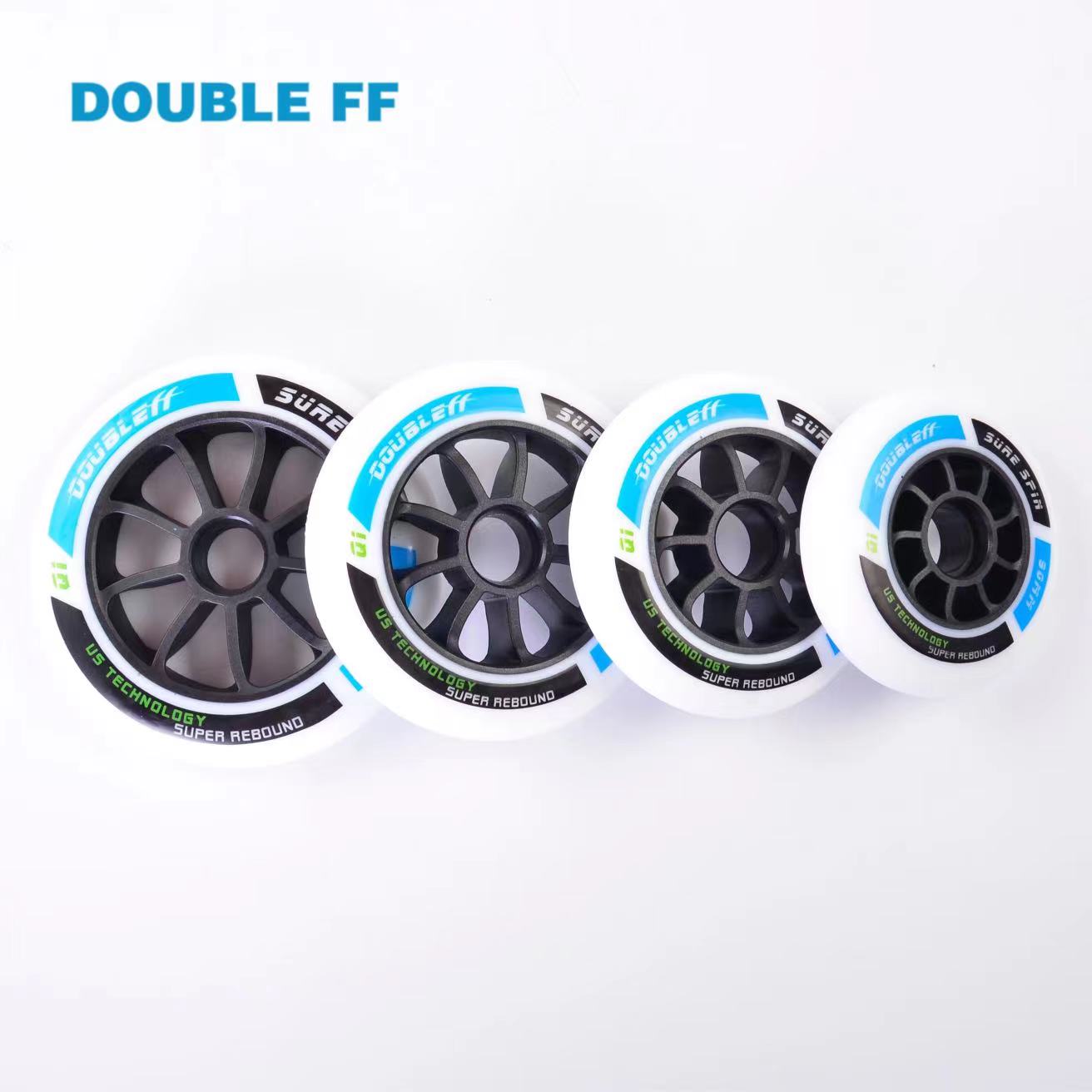 Double FF Professional Speed Skate Wheel 85A High Resilience Speed Skate Wheels for training or compitetion