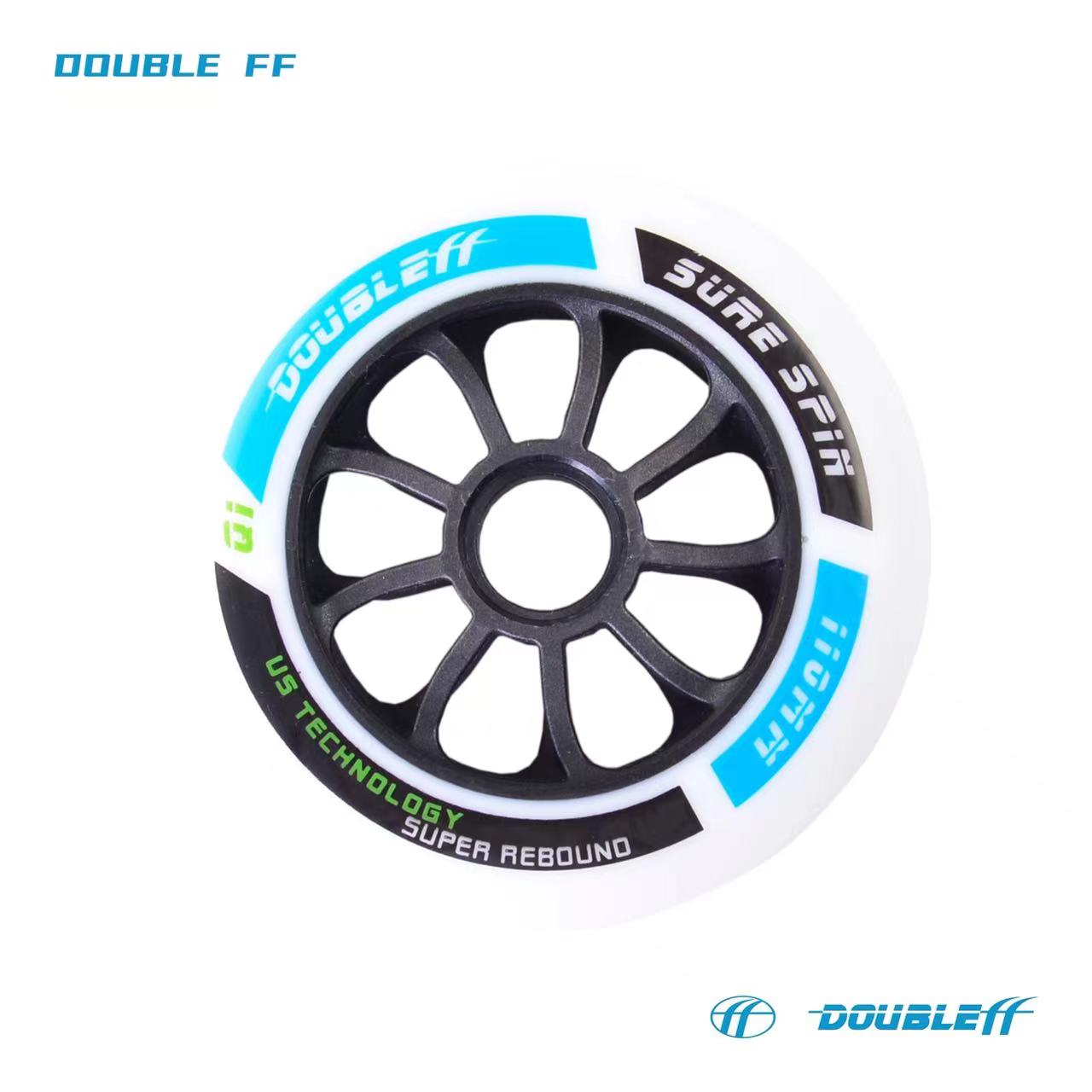 Double FF Professional Speed Skate Wheel 85A High Resilience Speed Skate Wheels for training or compitetion