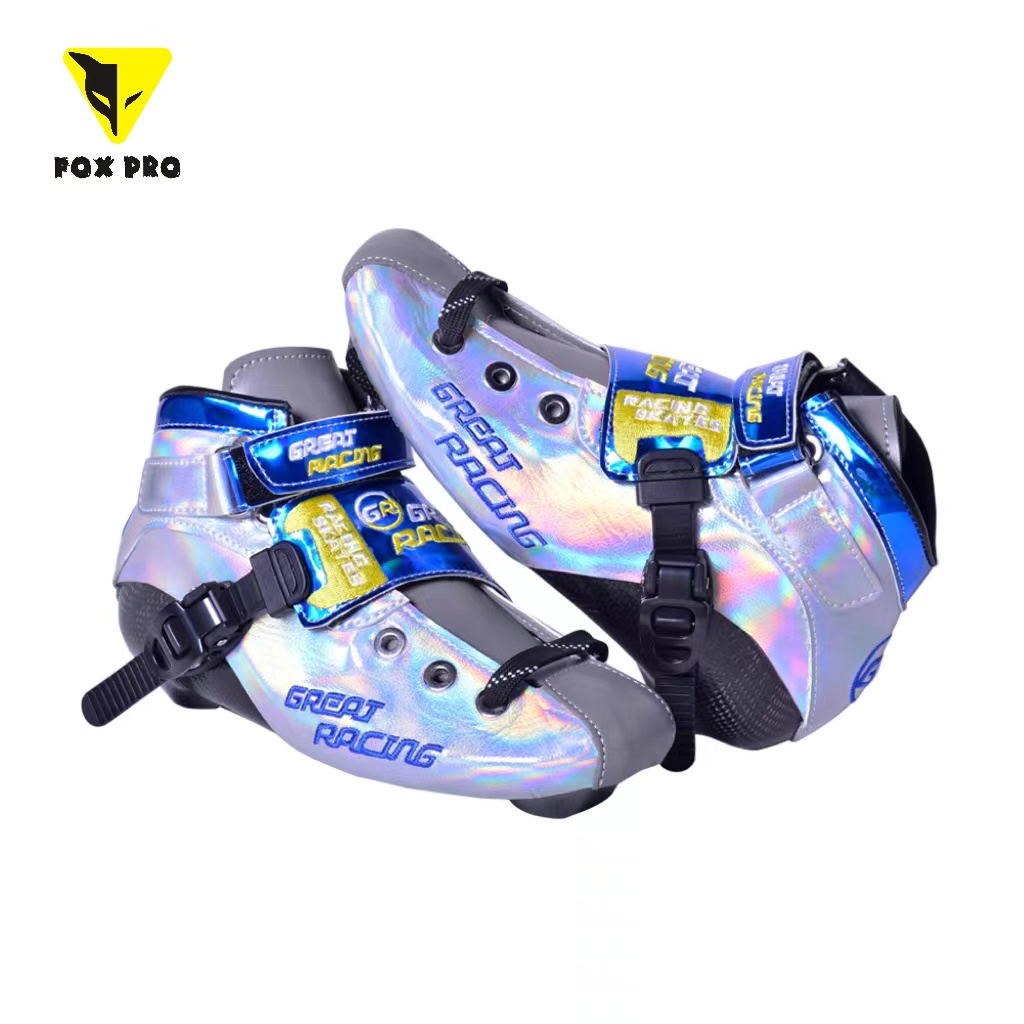 FOX PRO-GR Carbon fiber cool laser thermoplastic Inline Speed Skates Fiber Heat Moldable Teenagers/Adult Outdoor Sport Speed Skate